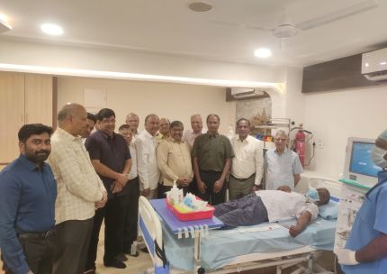 Formal Dialysis at our new Center in Quthbullapur
