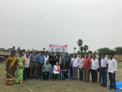 Tree plantations today at Shanti Niketan Colony, Mahendra Hills